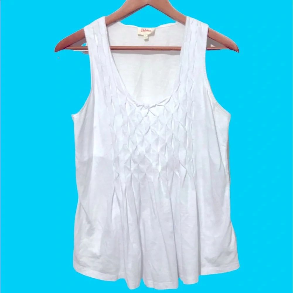 Anthropologie Deletta Twisted pleat Top - Picture 2 of 4